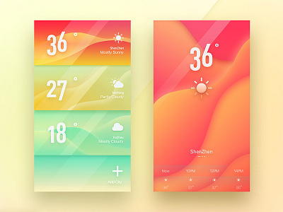 Weather App Concept app weather