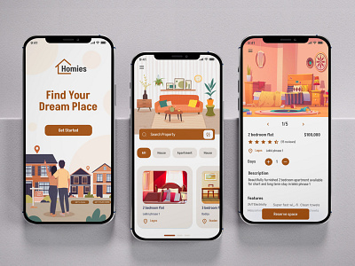 Real Estate App Design