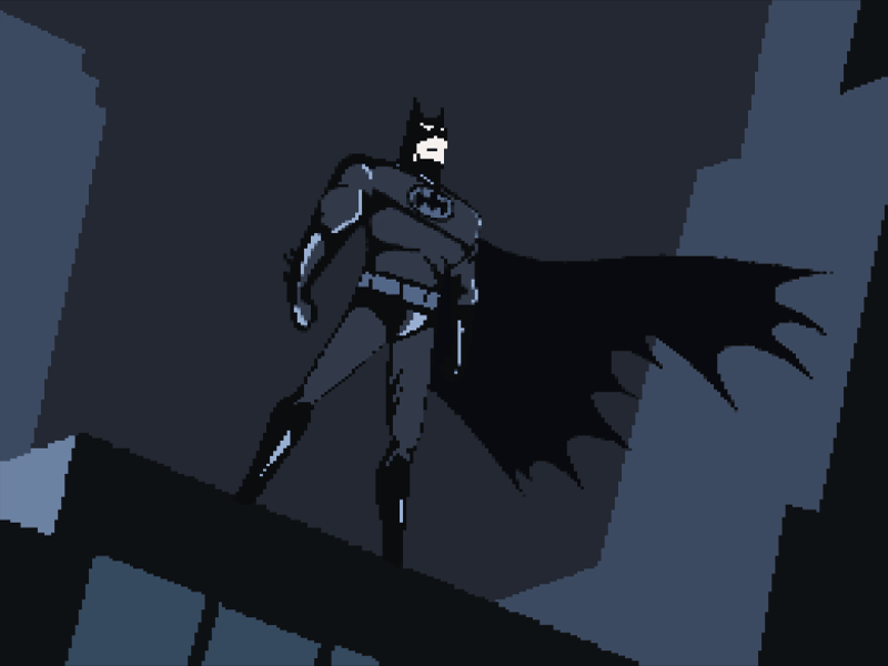 Batman.... 8bit animation art batman cartoon pixel pixelart vector