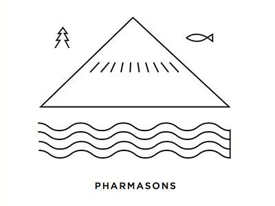 Pharmasons fish health identity logo norway pharmacy salmon supplements
