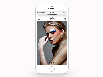 Jane Kønig Mobile Site app danish design jewelry mobile site web website