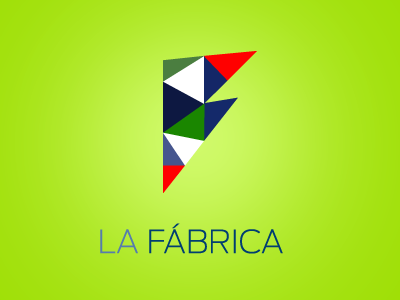 LA FABRICA logo soccer typography