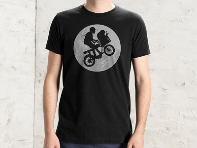 Super Terrestrial bicyle clothing design drawing ebike illustration illustrator teedesign