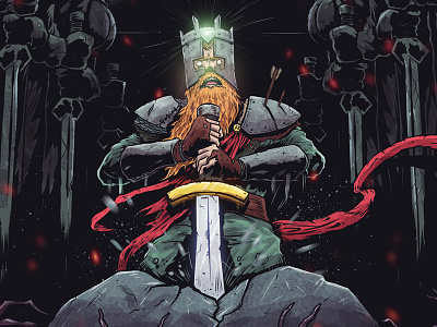 Big Ass King Arthur. bigassrainbow books epic kickstarter kingarthur knights lol silly