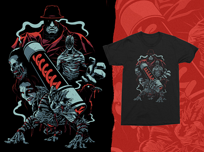 Tyrant Tee apparel illustraion procreate resident evil tees tshirt zombies