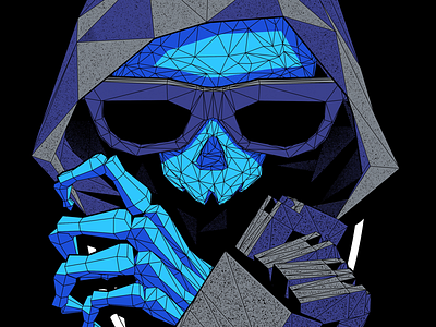 Lowpoly Reaper 3d adobe illustration illustrator lowpoly maya photoshop reaper