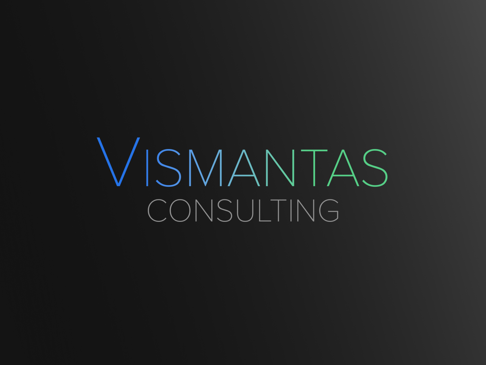 Vismantas Consulting Logo by Yash Moondhra on Dribbble