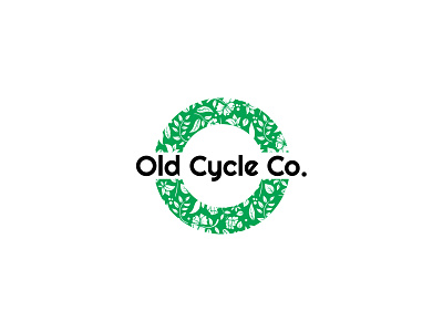 Old Cycle Co. cycle font green green logo illustration logo logo alphabet logo design logo ideas nature old old cycle old fashioned typography