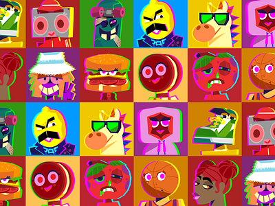 SQULA senior avatars avatars bobbypola character characterdesign design education illustration vector