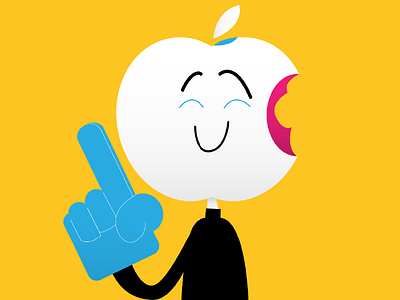 BP characters: Apple fanboy apple bobbypola character characterdesign fanboy illustration vector