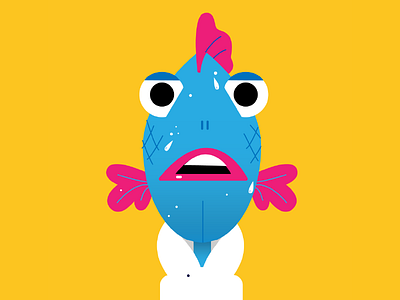 BP characters: Fish fellow bobbypola character characterdesign cmyk fish hoodie illustration sweat vector