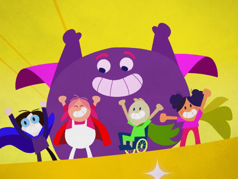 Be your best super hero self! animated animated gif animation animation 2d animations bobbypola characterdesign gif gif animation