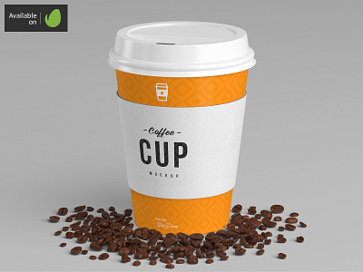 8oz Coffee Cup Mock-Up