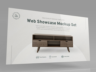 Web Showcase Mockup Set tape