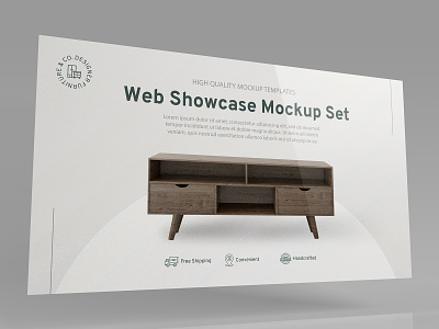 Web Showcase Mockup Set