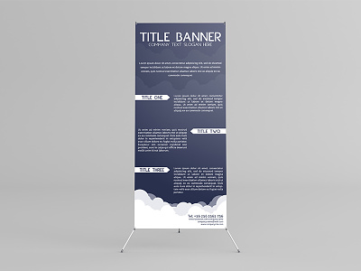 X-Banner Stand Mock-Up