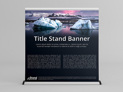 Extra Wide - Roll Up Banner Stand Mock-Up