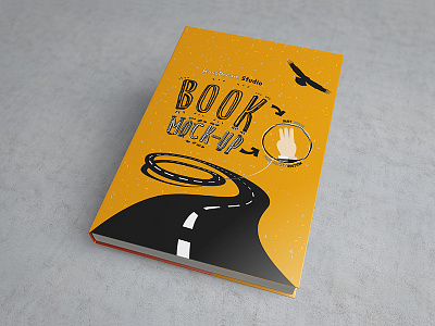 Book Mock-Up 3 book cover education hardcover library literature mock up mockup open page paper textbook