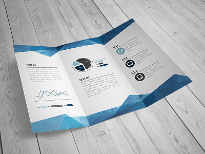 Tri-Fold Brochure Mock-Up by MassDream Studio on Dribbble