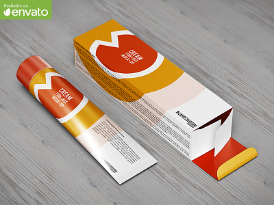 Download Cream Tube Mockup Designs Themes Templates And Downloadable Graphic Elements On Dribbble