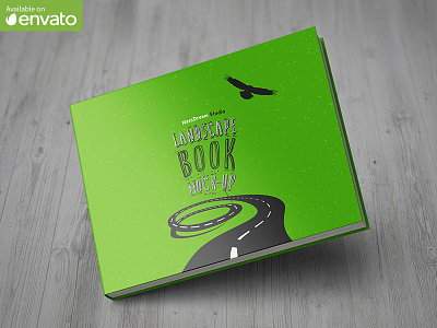 Landscape Book Mock-Up