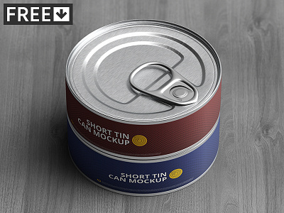 Download Tin Can Mockup Designs Themes Templates And Downloadable Graphic Elements On Dribbble