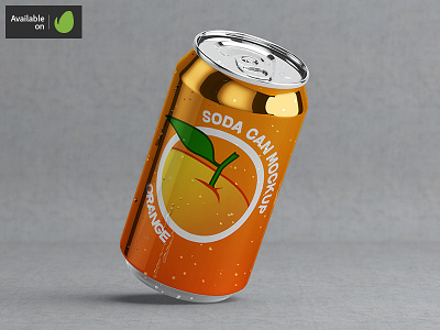 Soda Can Mock-Up beer can coca coke cold juice mock mock up mockup soda