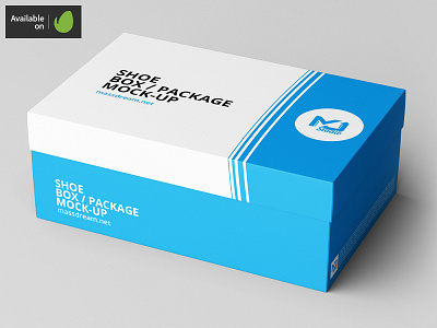 Shoe Box / Package Mock-Up box cardboard container mock mock up mockup pack package packaging