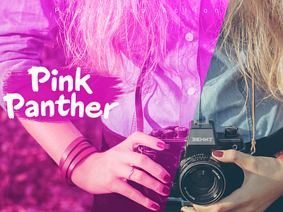 Pink Panther Photoshop Action campaign design editing effects graphic design lightroom presets photographers photoshop action photoshop overlays pink panther