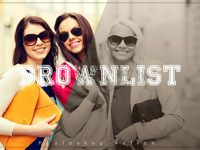 Brownlist Photoshop Action