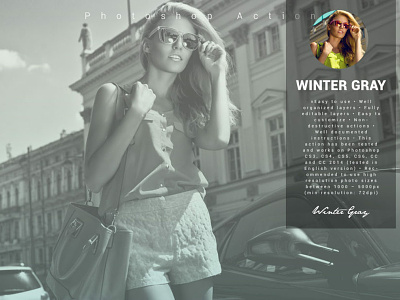 Winter Gray Photoshop Action 10 off best best selling campaign creative deal design discount editing effects graphic design lightroom presets photo effect photographers photography photoshop action photoshop overlays winter gray winter gray photoshop action