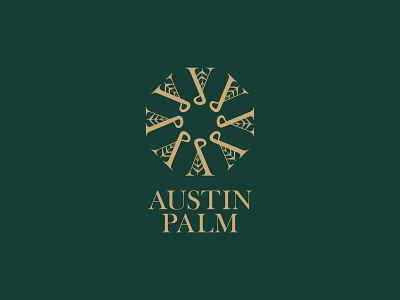 Austin Palm austin palm branding design design dubai3040 expo2020dubai freelance designer freelancer graphic design logo london uk men robe tailor shop london uk uk vision2030 ziad al halabi zvisual.co زياد الحلبي