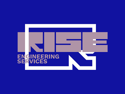 Rise branding design design district2020 dubai freelance designer freelancer graphic design identity logo rise rise engineering services ziad al halabi زياد الحلبي