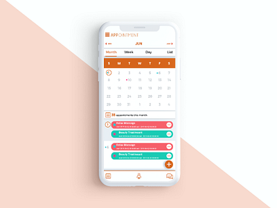 Calendar UI Design app ui design ux design