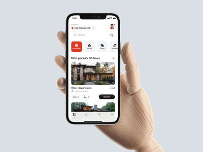 Real estate 3d tours app 3dtour graphic design realestate ui uidesign ux uxdesign