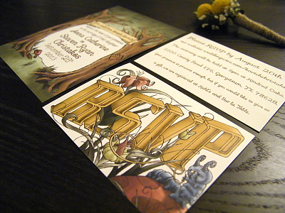 Wedding Invite Lettering digital painting illustration invitations lettering wedding