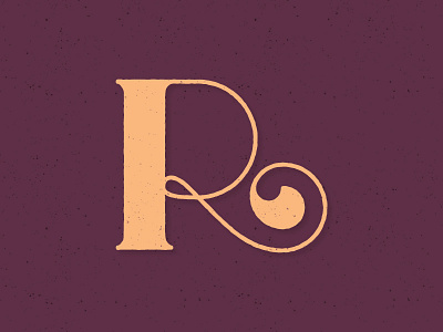 R lettering r type typography