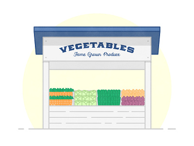 30 Minute Challenge: Vegetables 30 minute challenge roadside stand vector vegetable stand vegetables