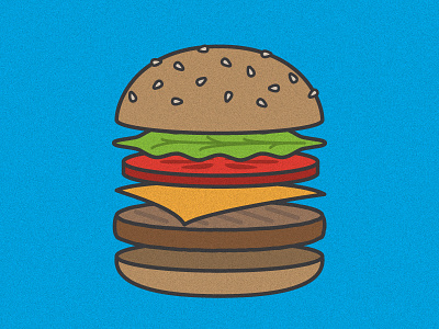 30 Minute Challenge: Burger 30 minute challenge cheeseburger grain hamburger vector