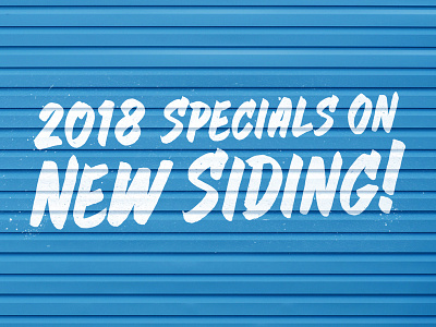 Siding Specials - Painted