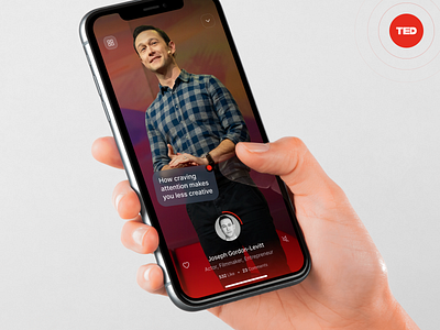 TED | App Concept app concept design minimal mobile app mobile design ted ui ux