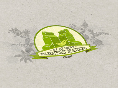 St.Albert Farmers' Market branding logo