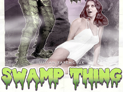 Swamp Thing! movie poster poster swamp thing typography
