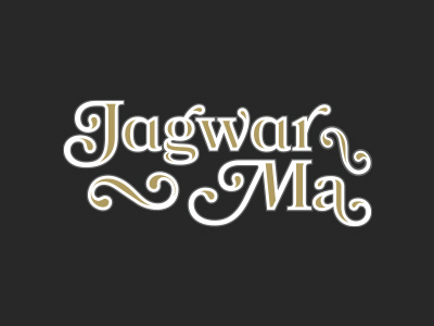 Jagwar Ma typography wordmark