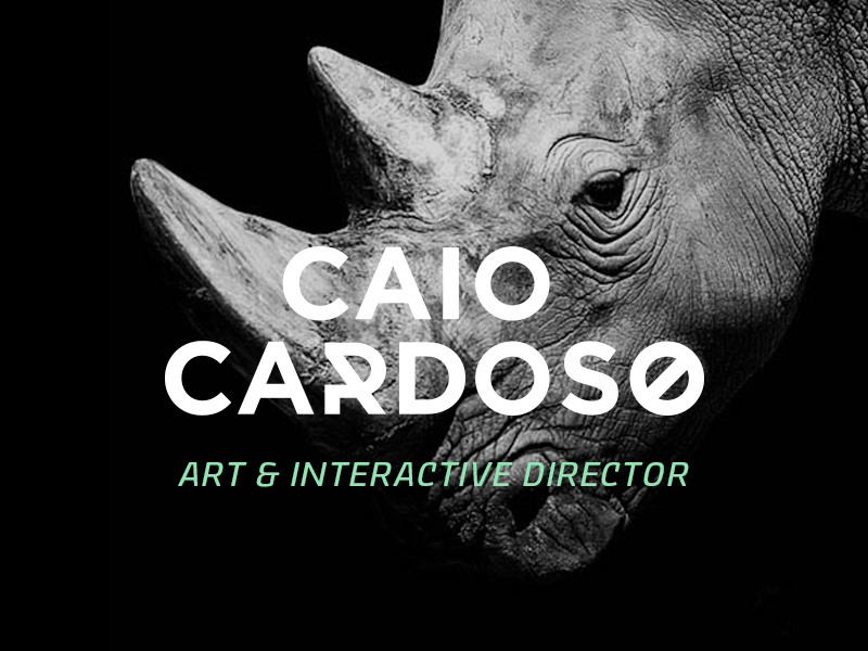 New personal logo logo logotype rhino identity brazil brasil logodesign design personal visual identity