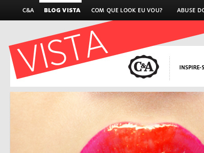C&A New Blog Design art director blog ca design interactive layout online magazine