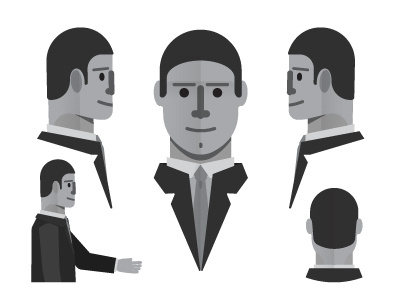 Character dev business character illustration