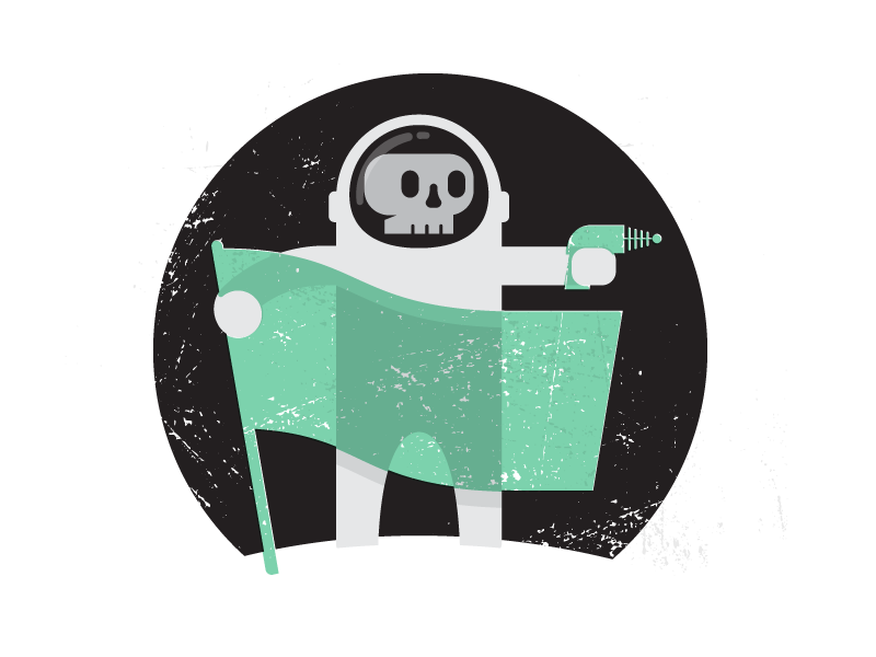 Undead Space Pirate illustration