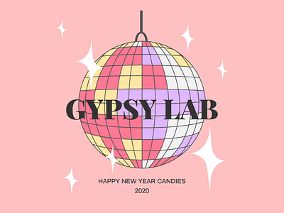 gypsy lab happy new year candies animation branding conceptual design fashion illustration happy new year illustration line art logo packaging poster vector