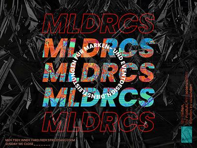 MLDRCS Typhography branding creative design graphic design illustration